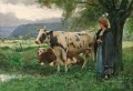 牛と田舎娘